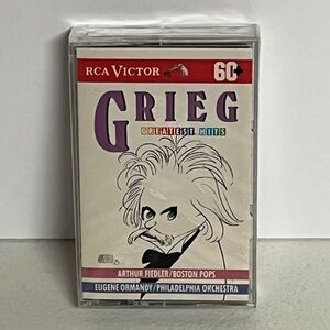 Vintage 1991 Grieg Greatest Hits Sealed Cassette RCA Victor Classical